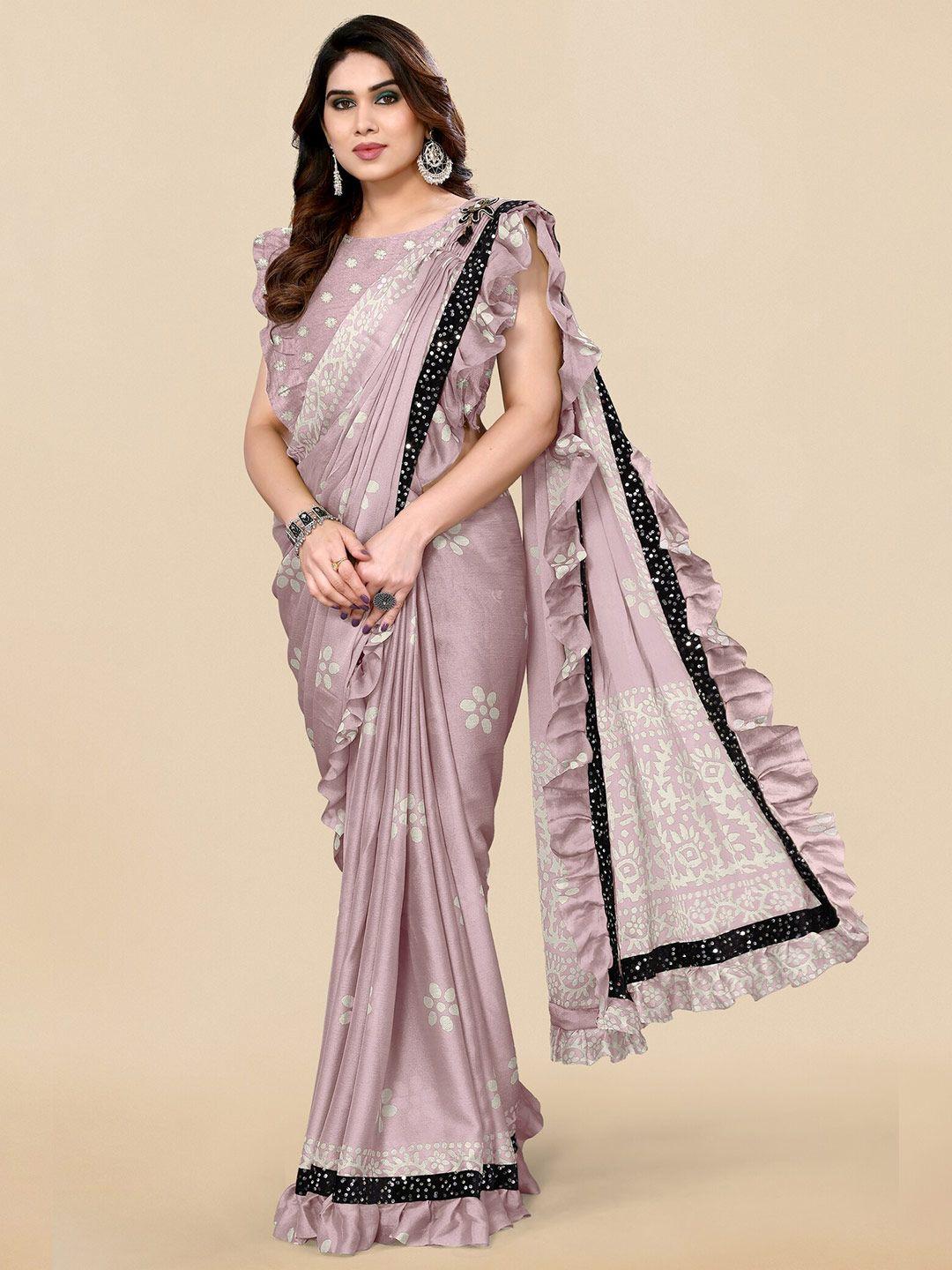 mirchi fashion batik printed saree