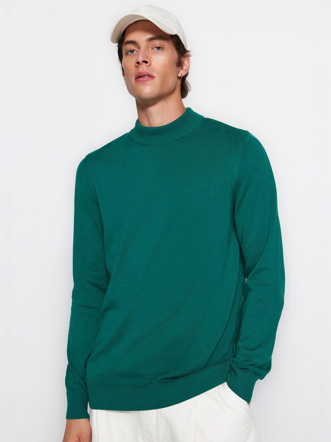 trendyol round neck pure cotton pullover