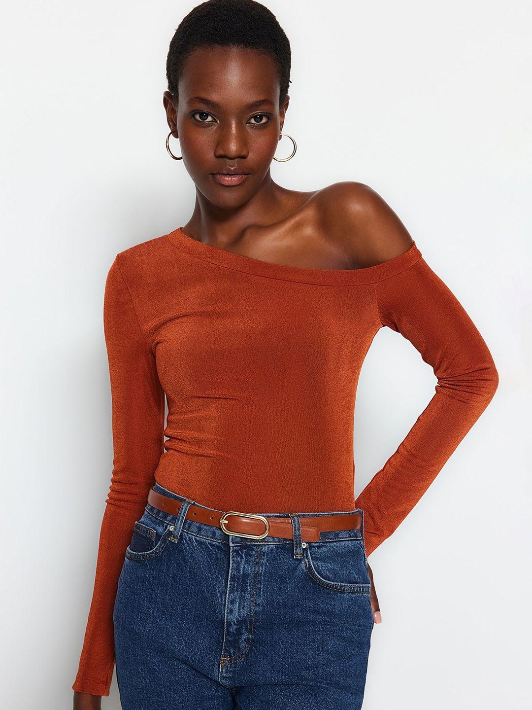 trendyol off shoulder bodysuit