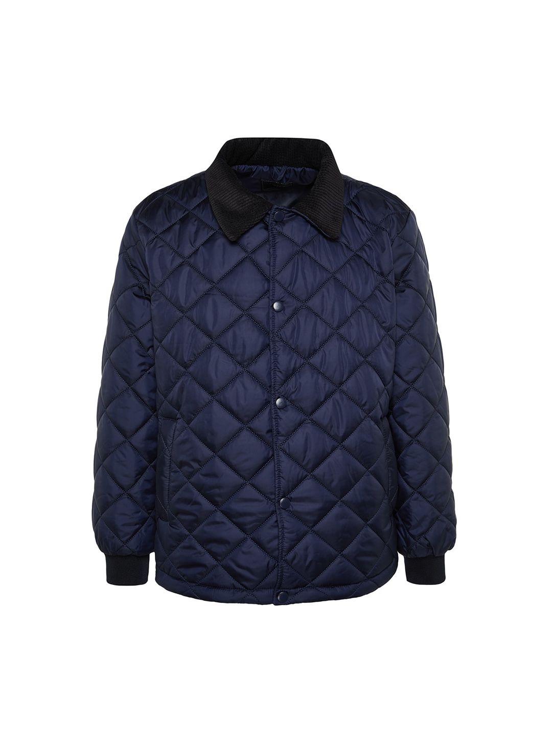 trendyol spread collar quilted jacket