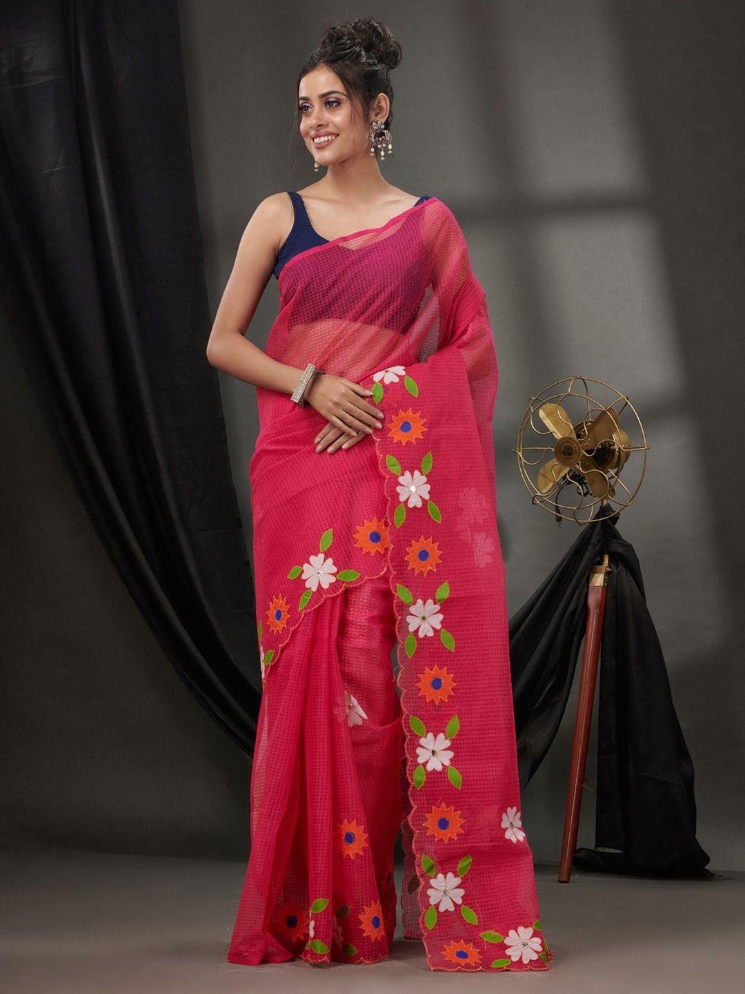 charukriti woven design kota saree