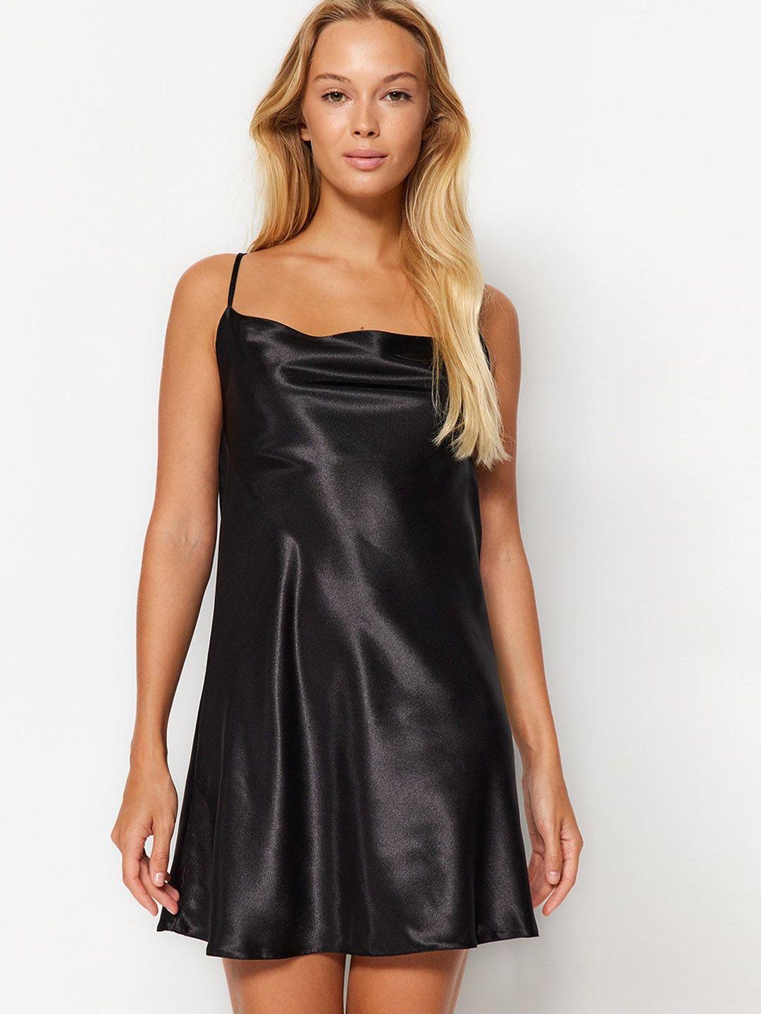 trendyol sleeveless styled-back nightdress