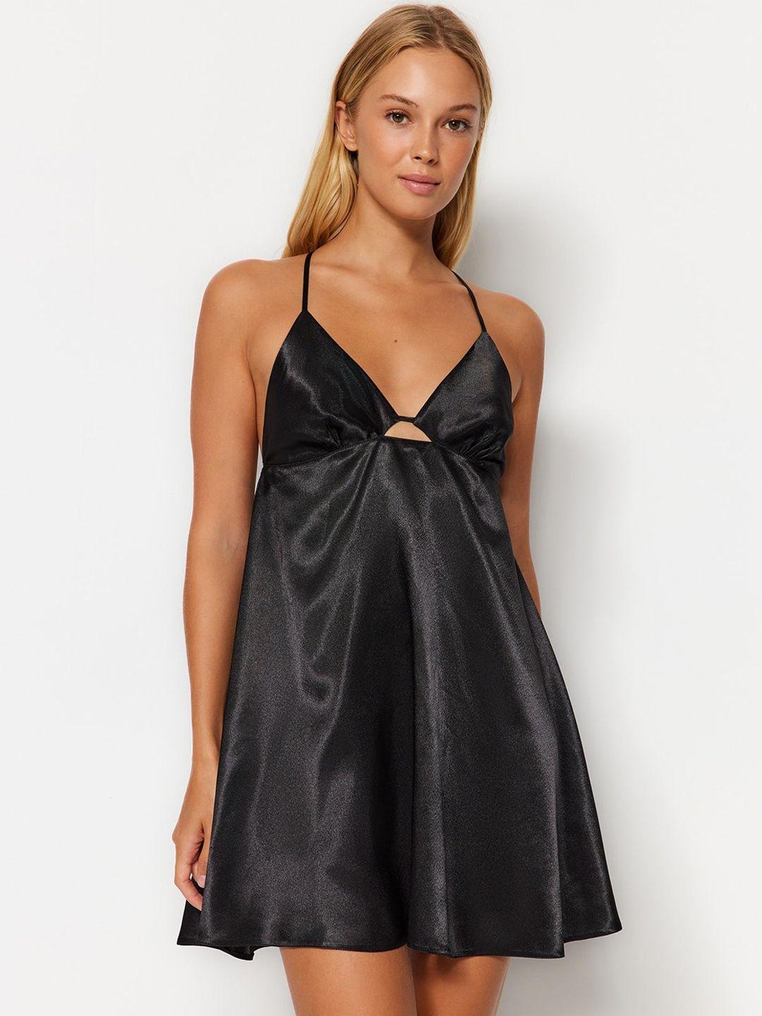 trendyol halter neck nightdress