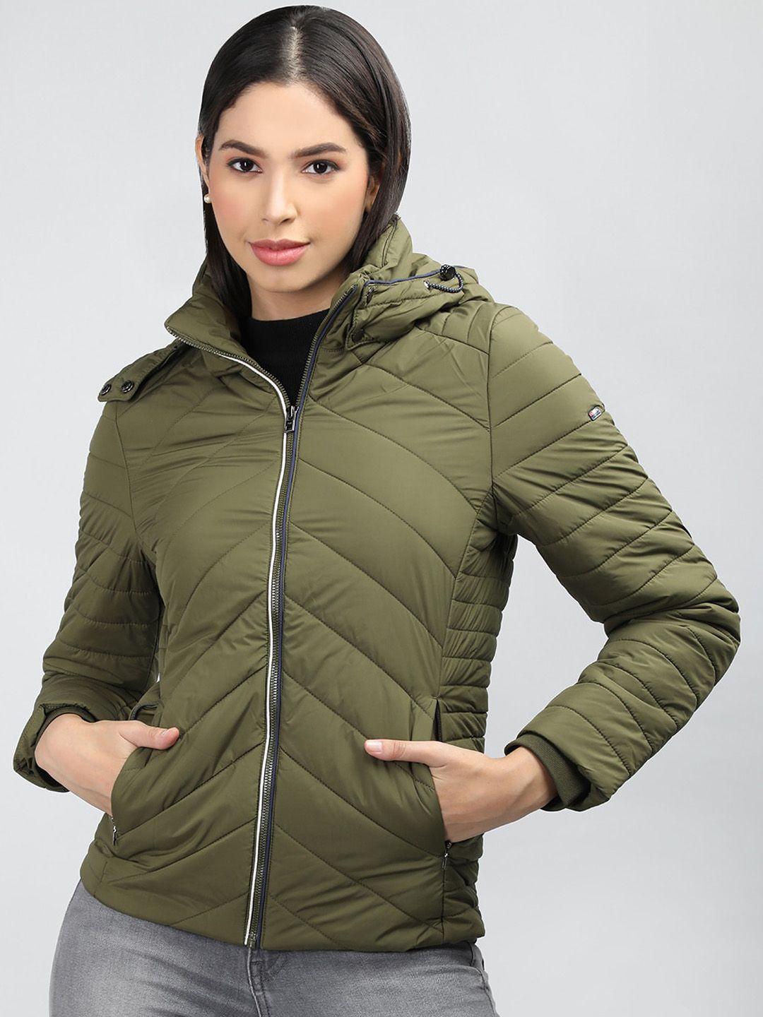 lure urban hooded padded jacket