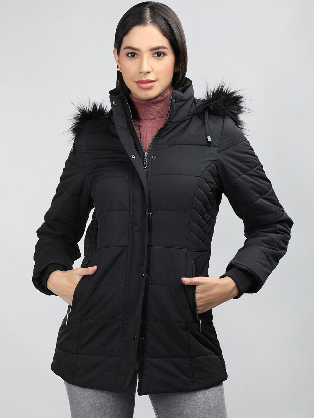 lure urban hooded longline parka jacket