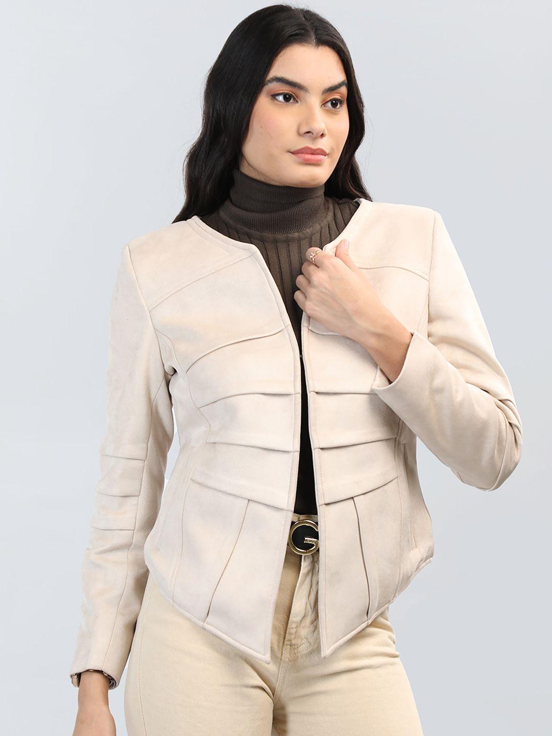 lebork cropped single breasted coat