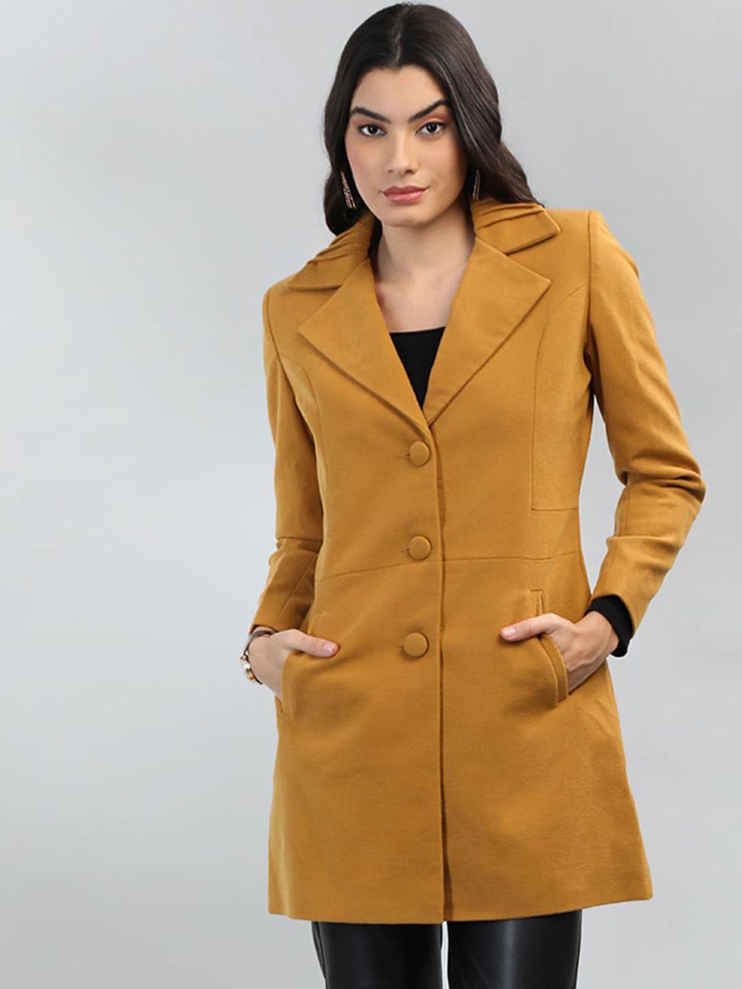 lebork woollen single breasted overcoat