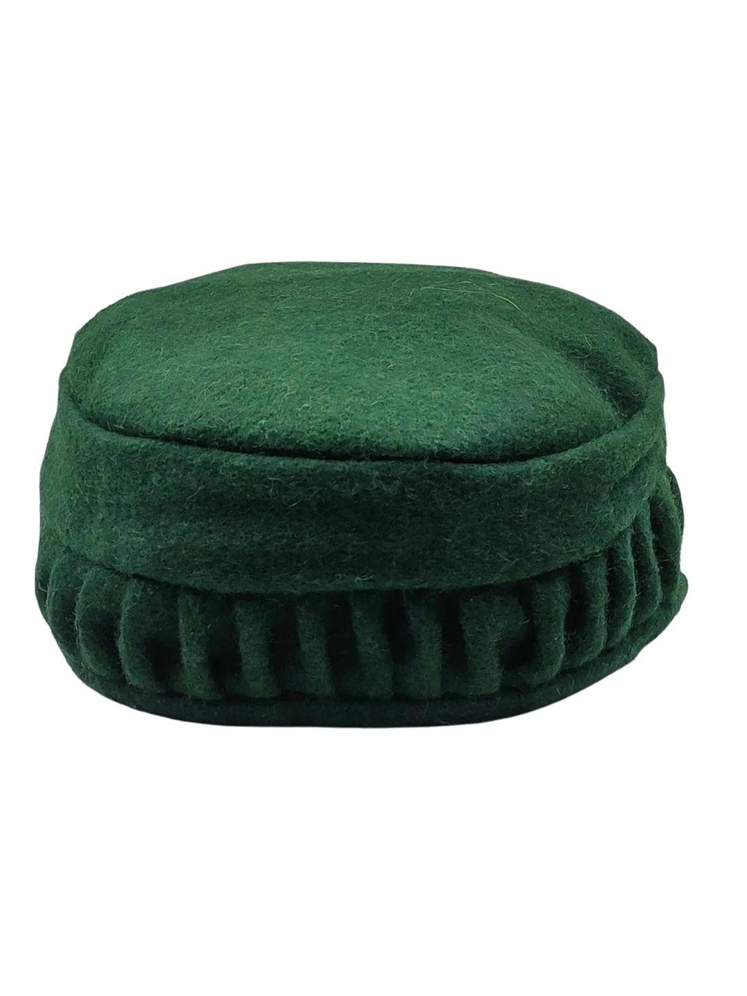 zacharias unisex lime green woollen ascot cap