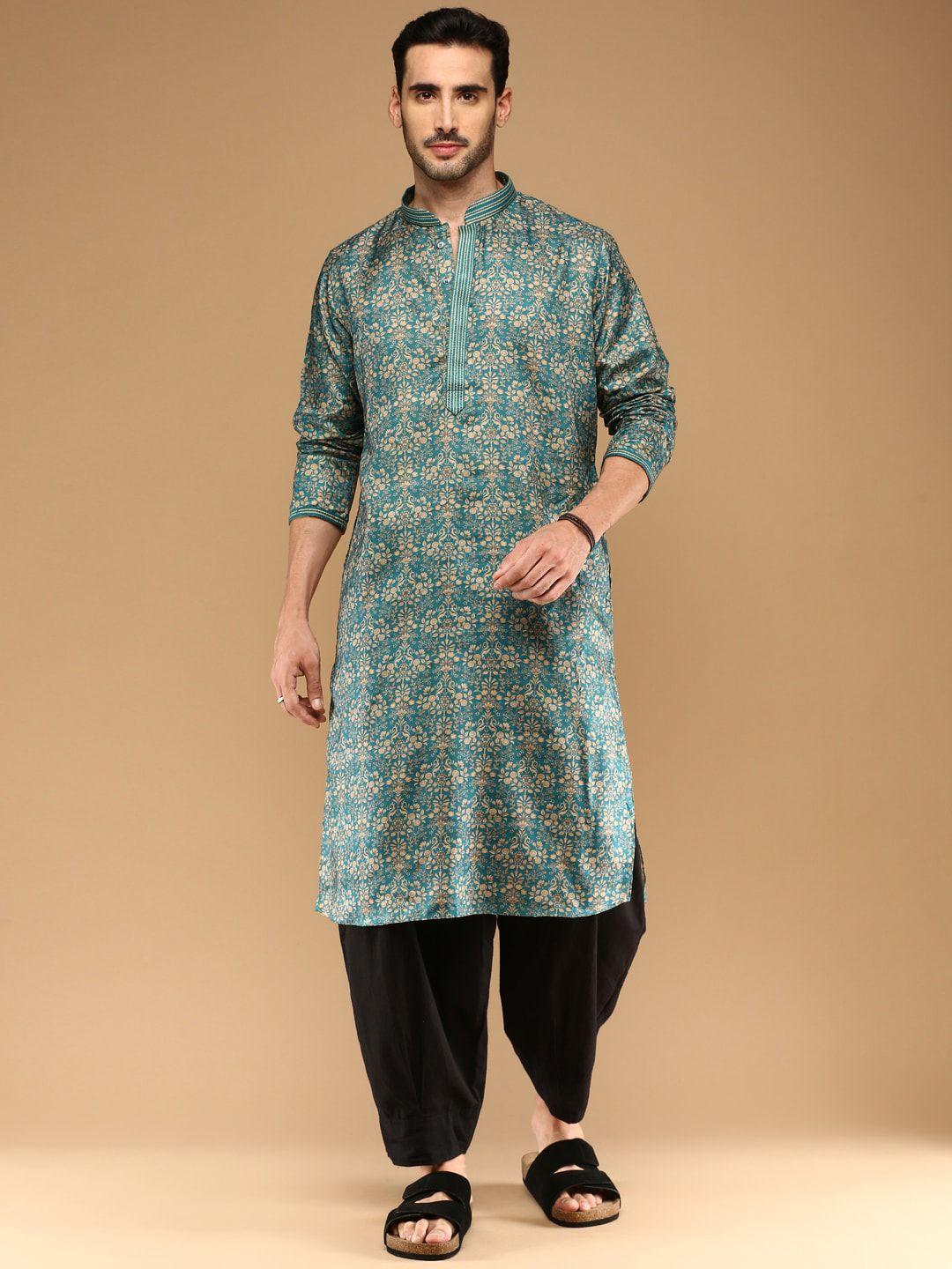 sangria printed straight kurta