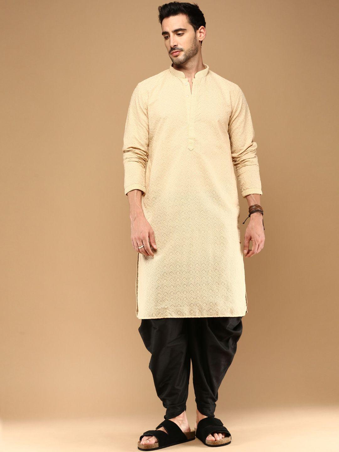 sangria embroidered straight kurta