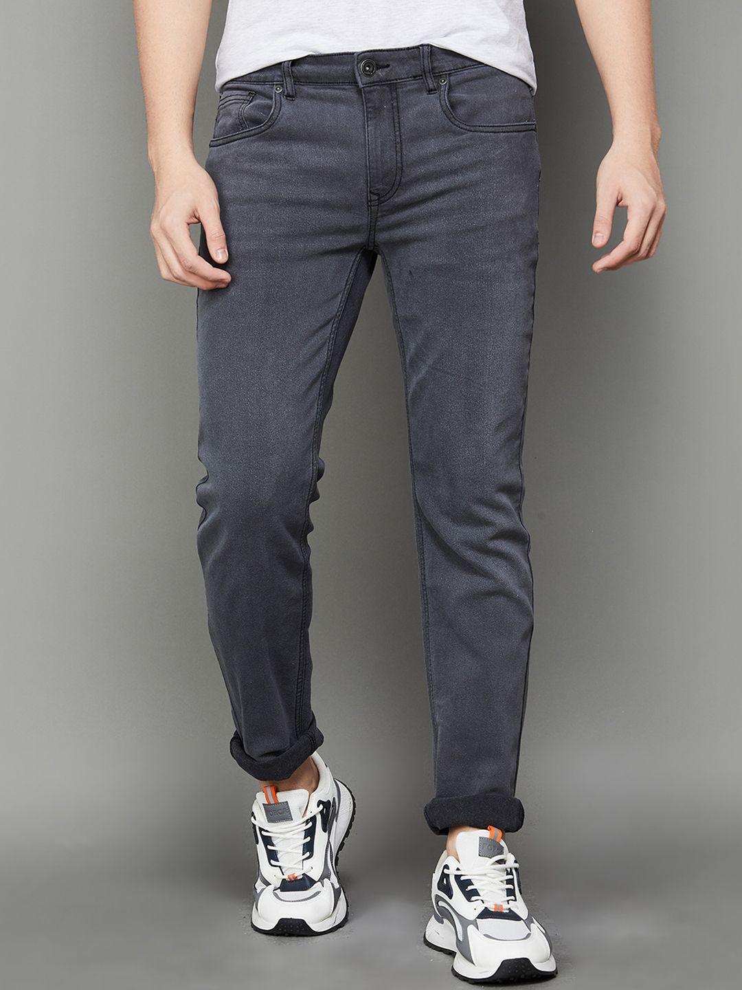 forca men grey tapered fit jeans