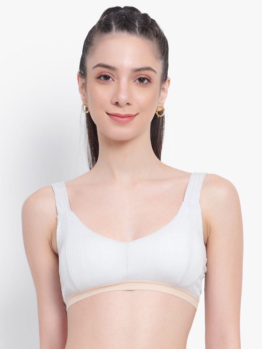 parkha striped printed full coverage all day comfort bralette bra