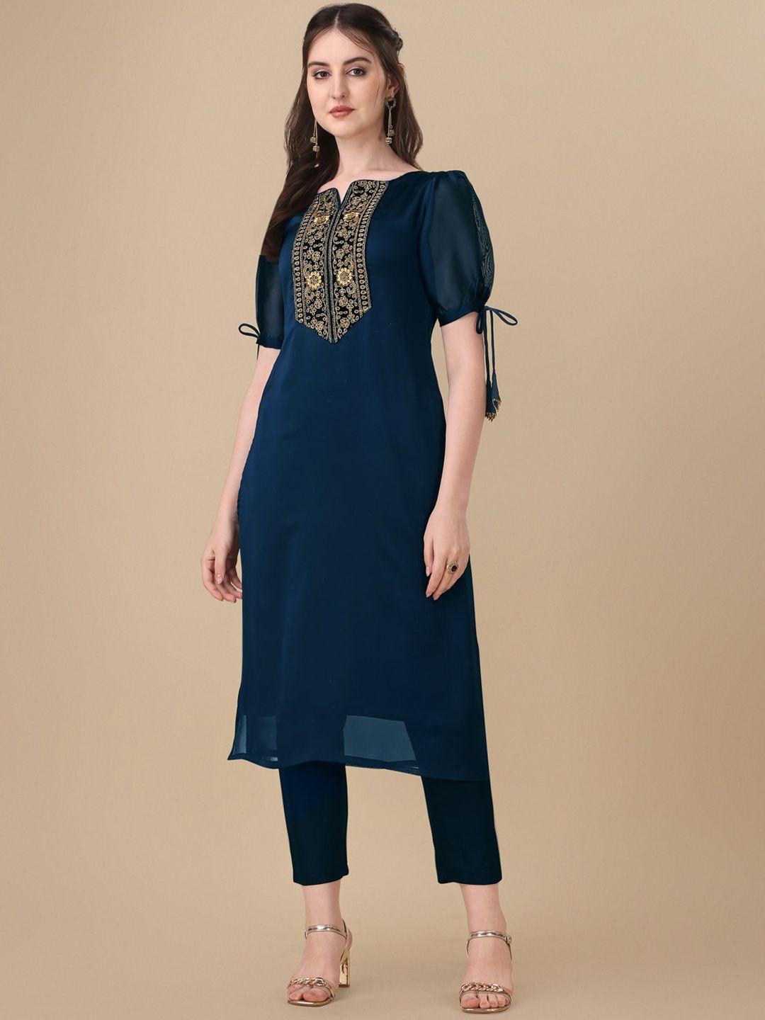 goroly ethnic motifs yoke design kurta