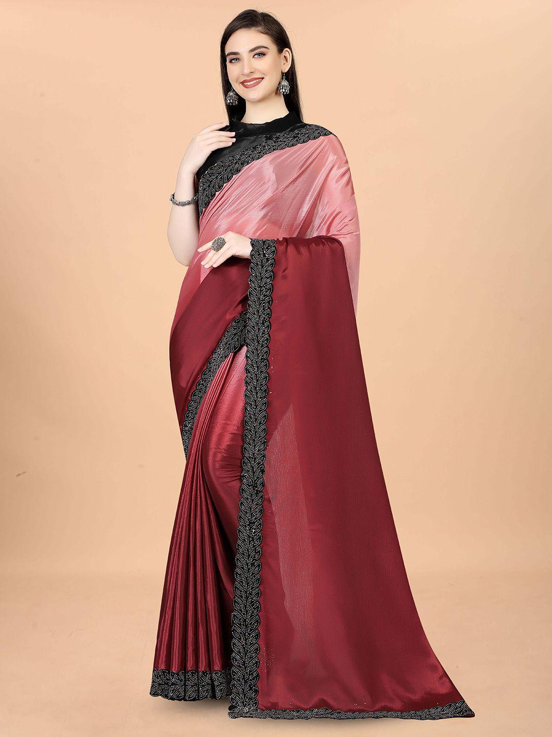 munir ombre dyed beads and stones saree