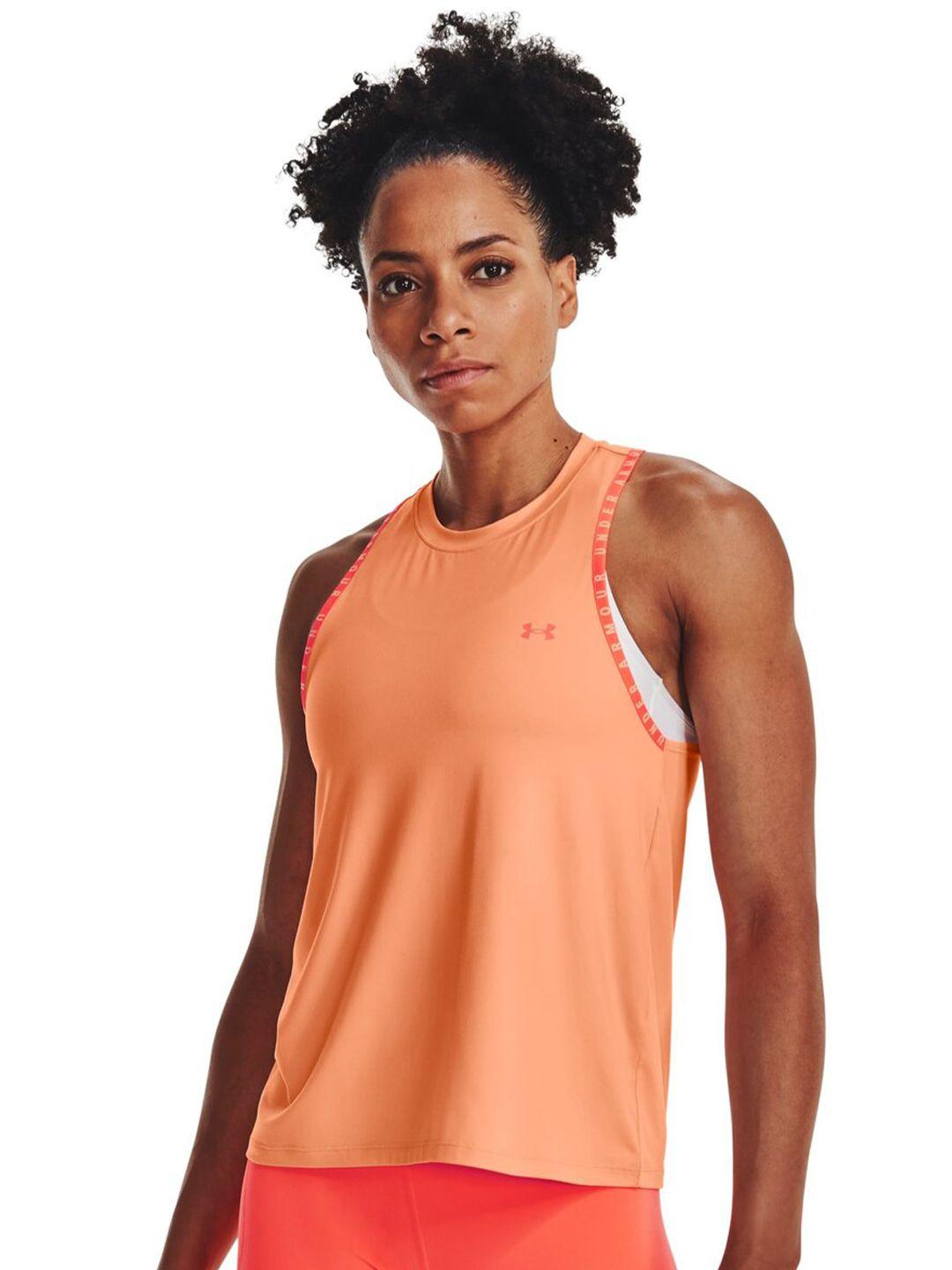 under armour knockout novelty round neck sleeveless tank t-shirt