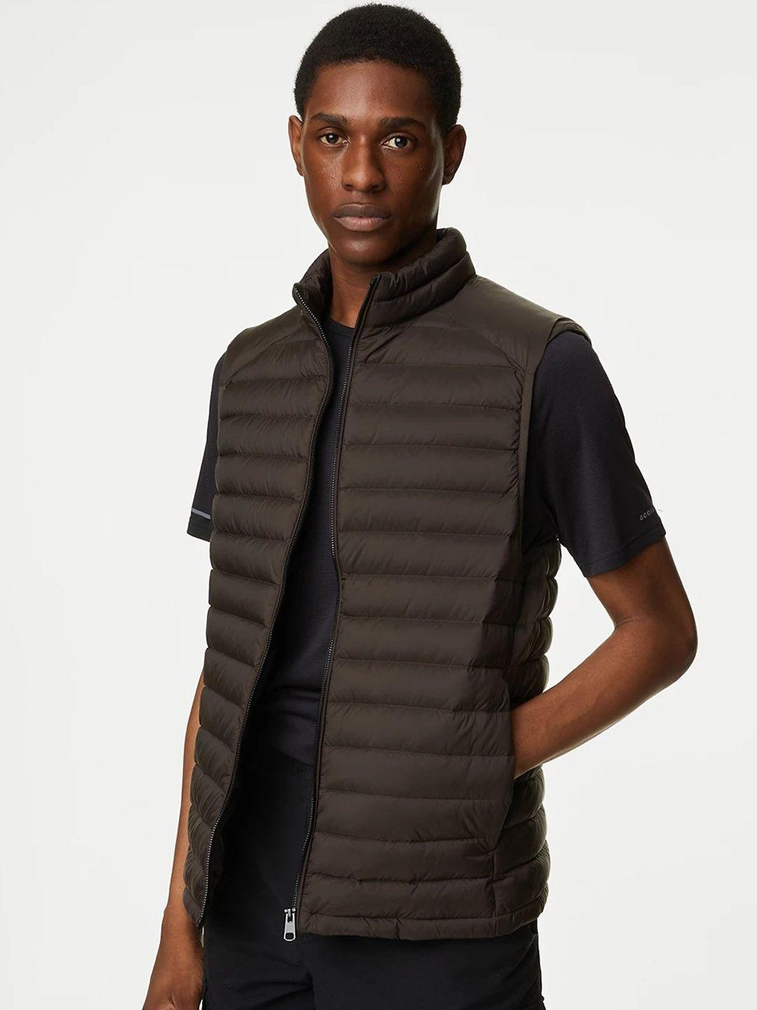 marks & spencer stand collar sleeveless puffer jacket