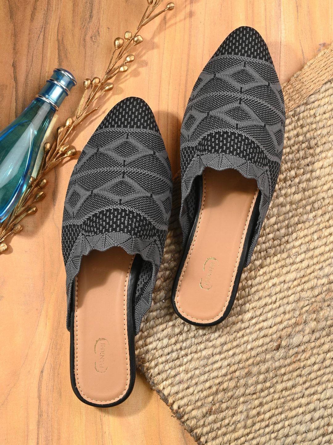 panahi woven design mules