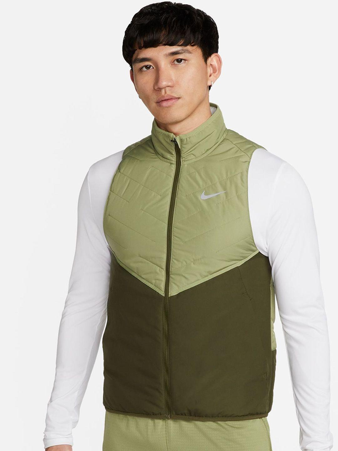 nike colourblocked running gilet