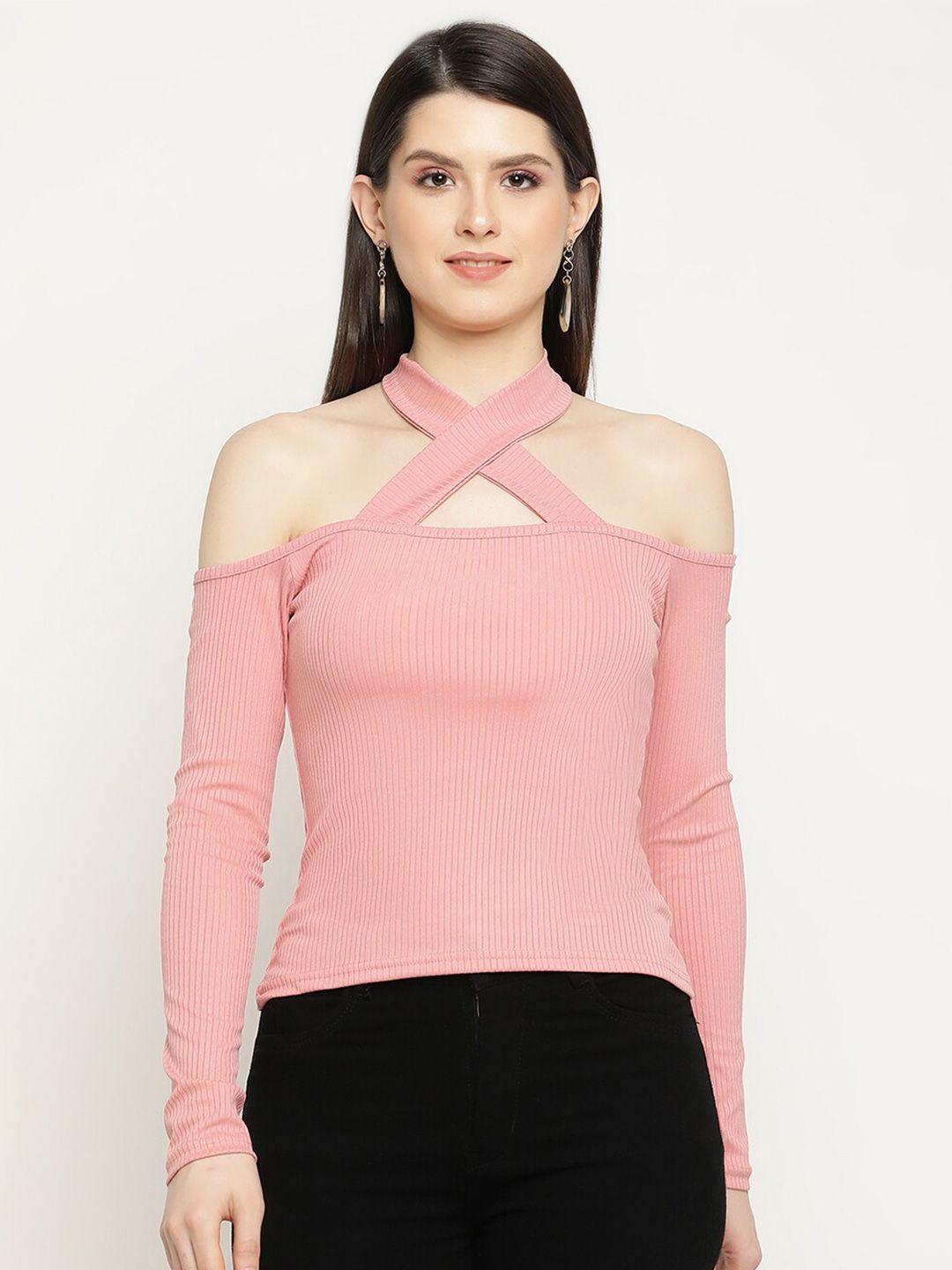 baesd off-shoulder fitted top