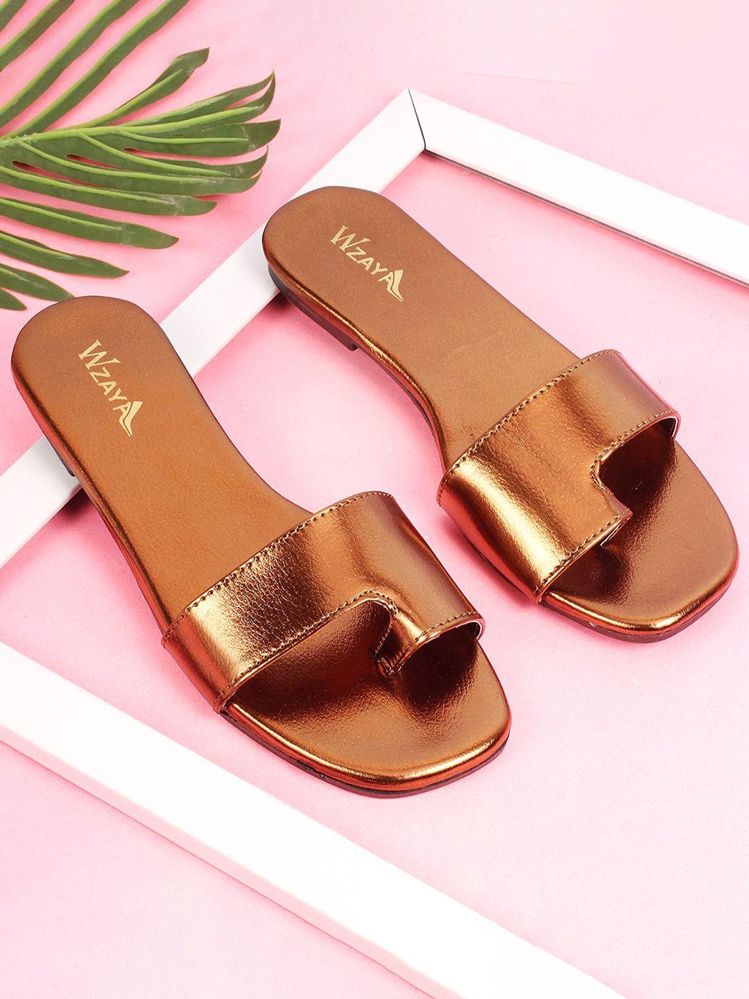 wzaya no back strap one toe flats