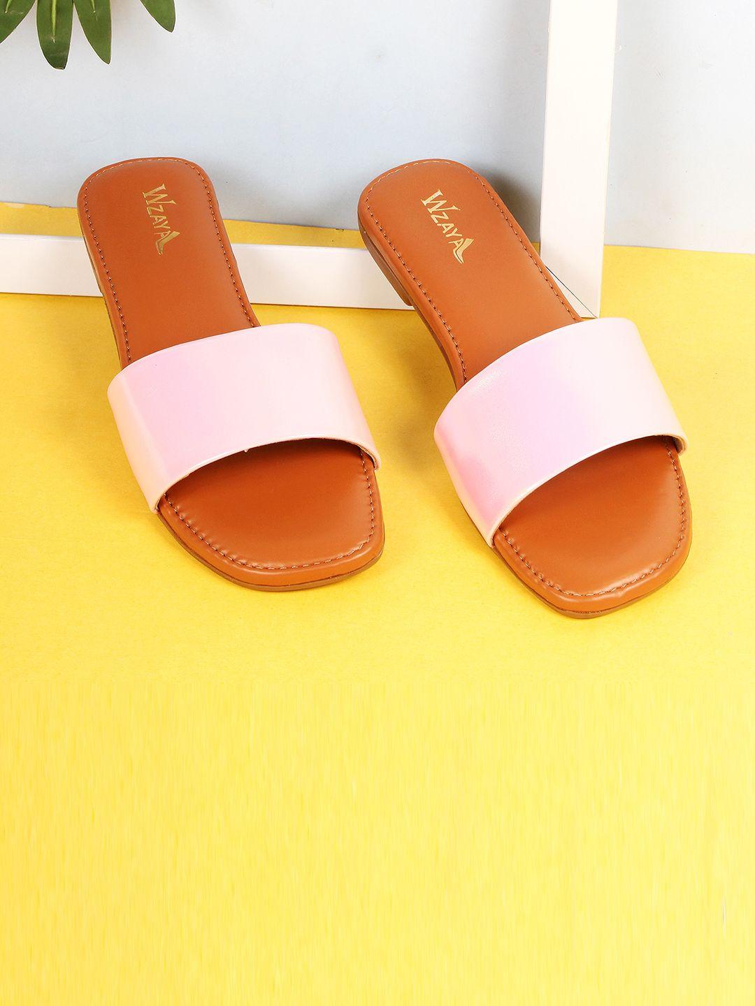 wzaya open toe flats