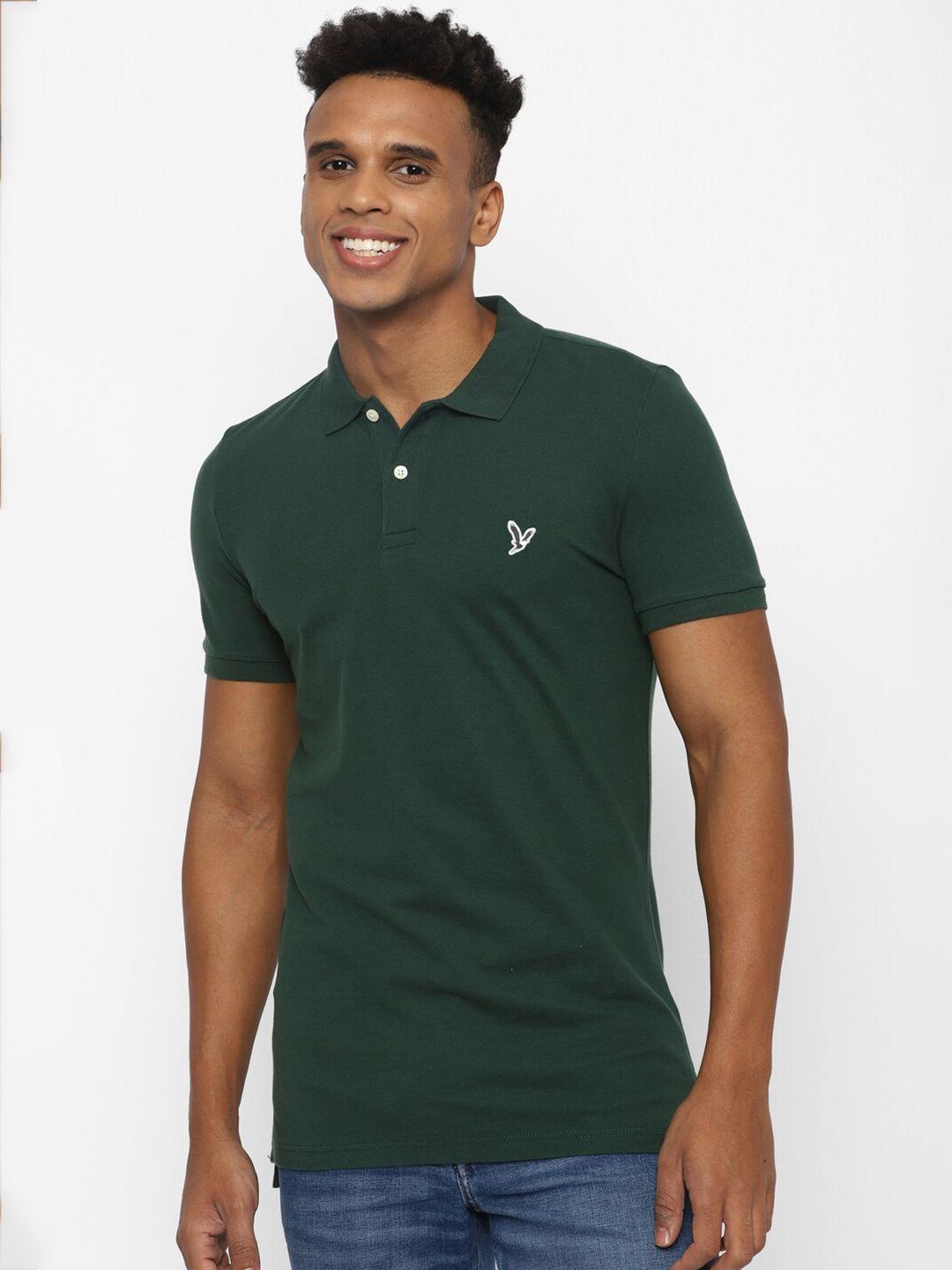 american eagle outfitters polo collar slim fit t-shirt