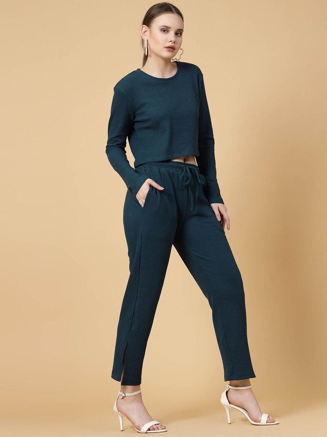 rigo round neck t-shirt & trousers