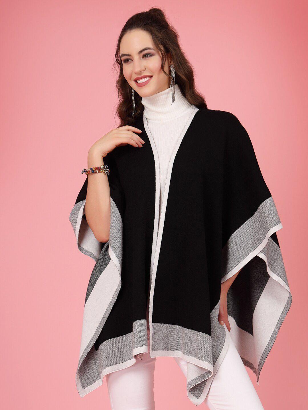 mafadeny colourblocked longline shrug