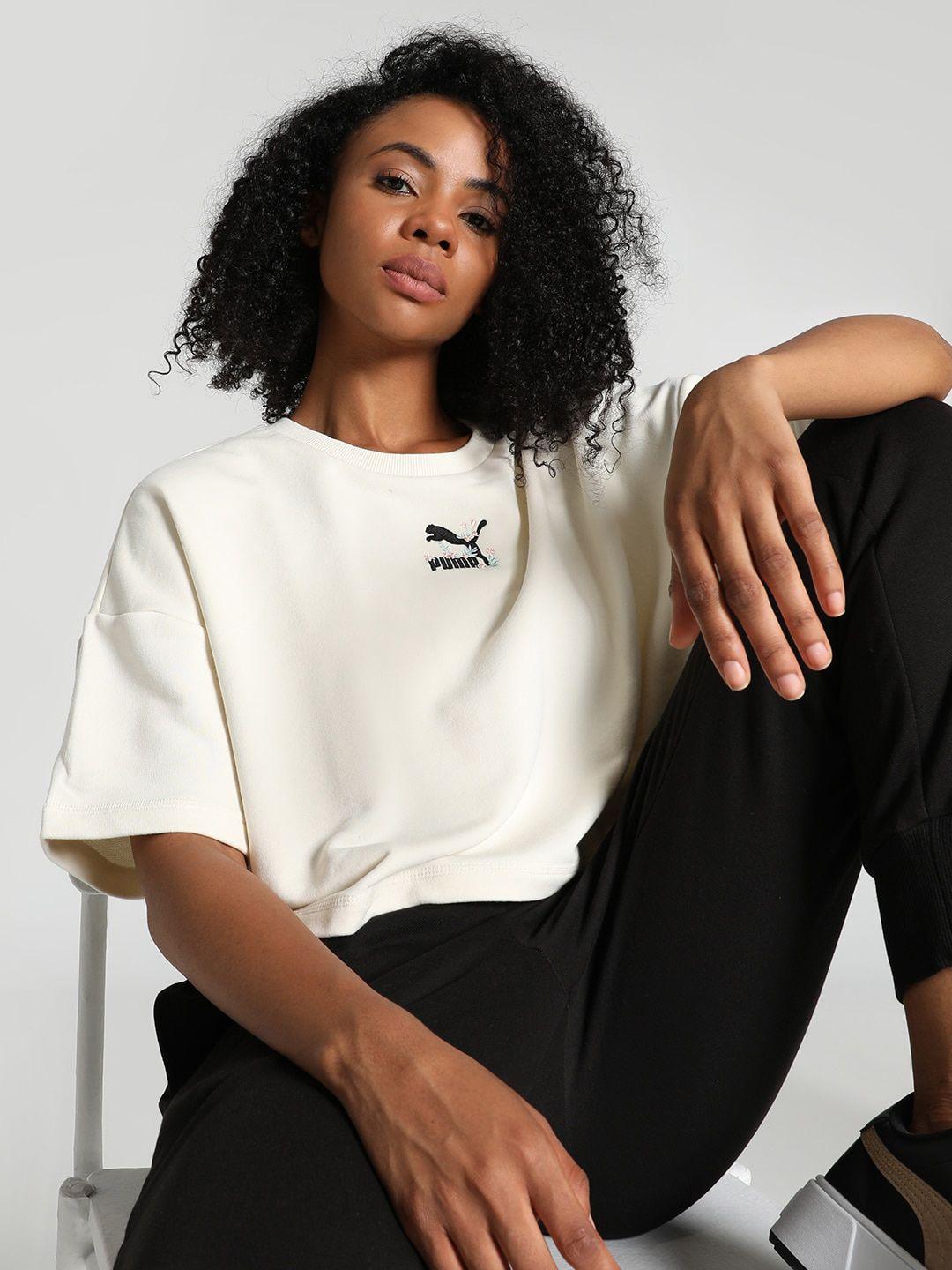 puma cotton crew neck t-shirt