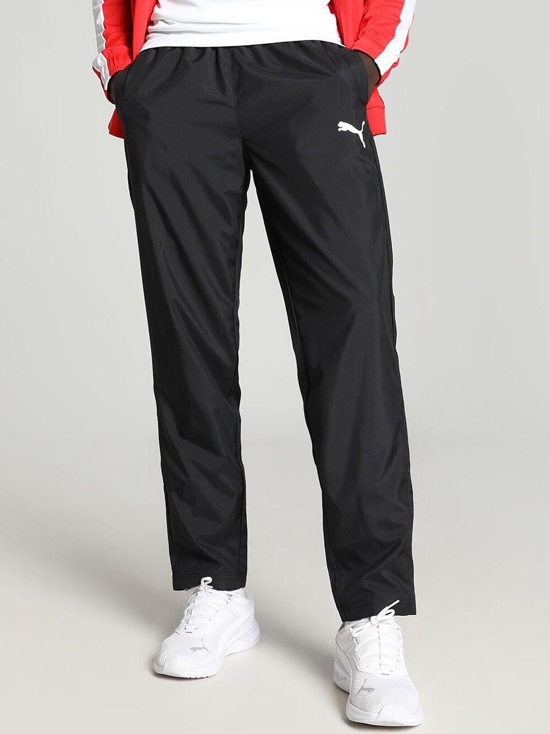 puma men brand logo printed track pants