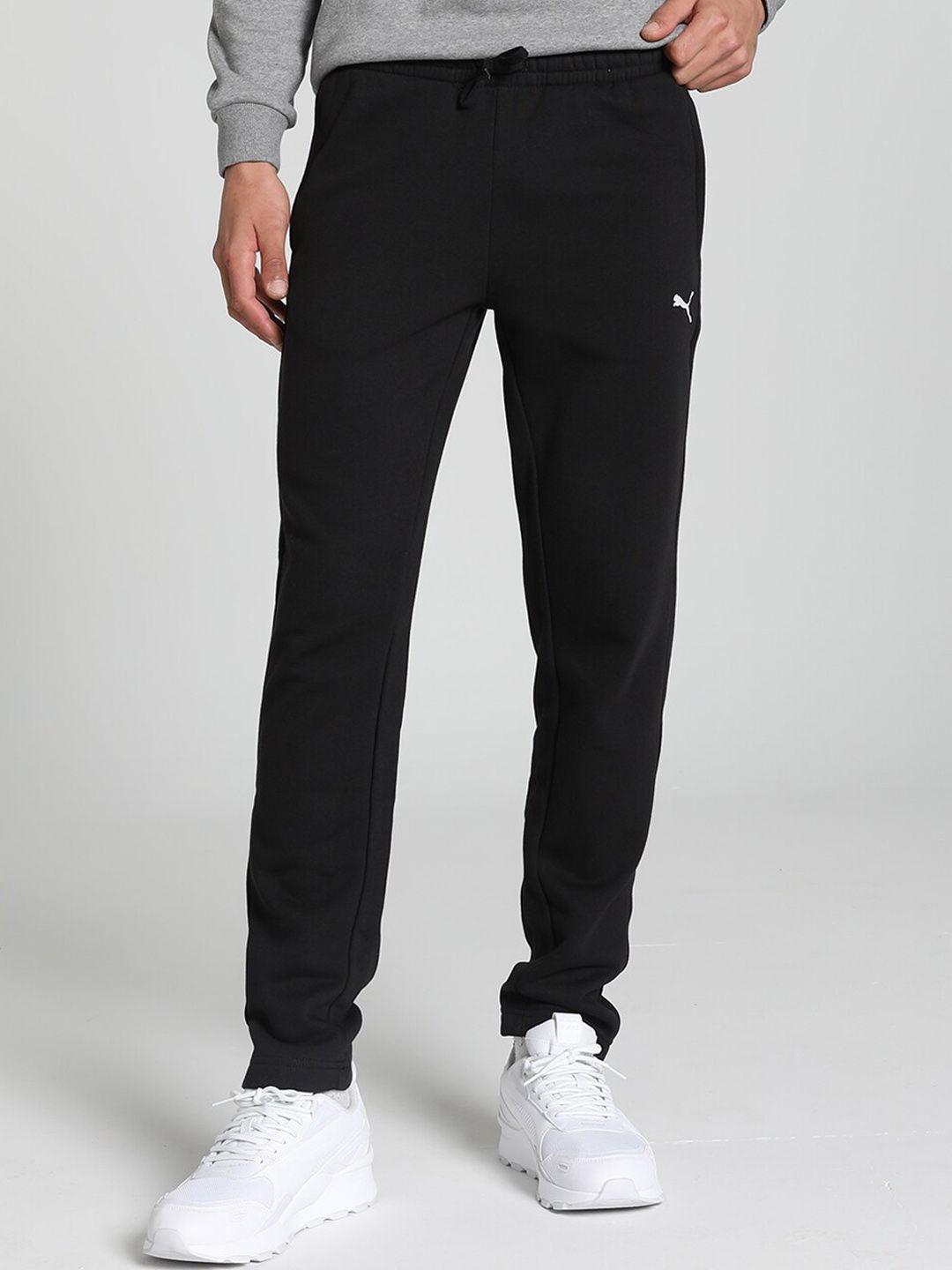 puma men knitted cotton slim-fit track pants