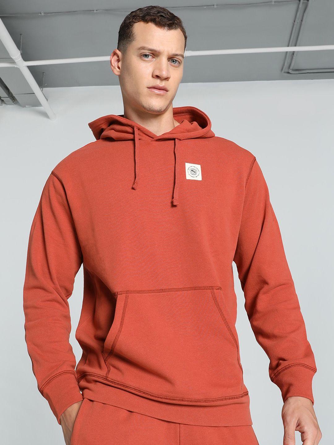 puma cotton hooded sweatshirt