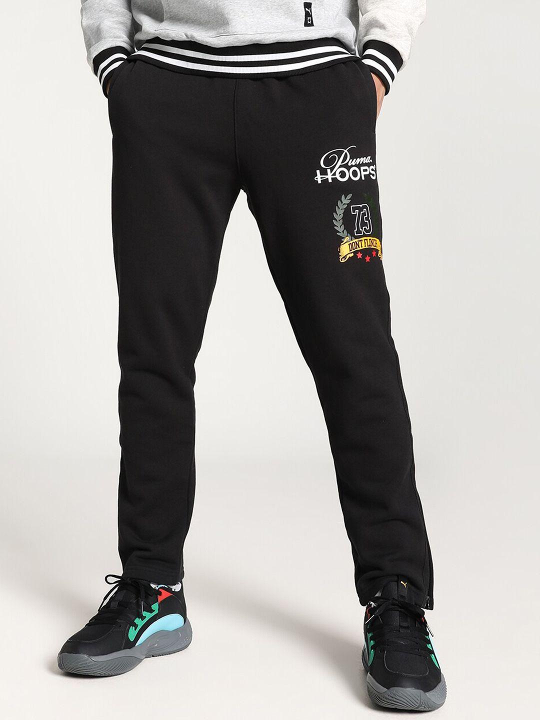 puma men printed cotton track pants