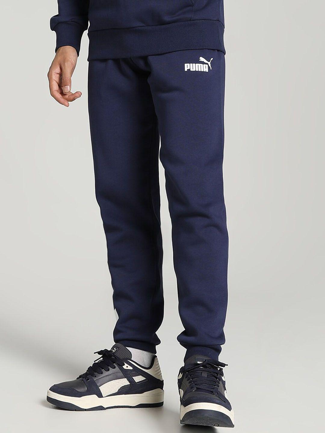 puma men printed puma power cotton joggers