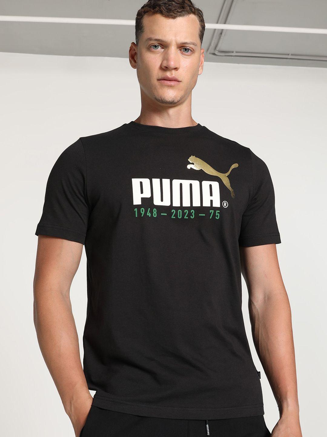 puma no.1 logo celebration printed cotton t-shirt