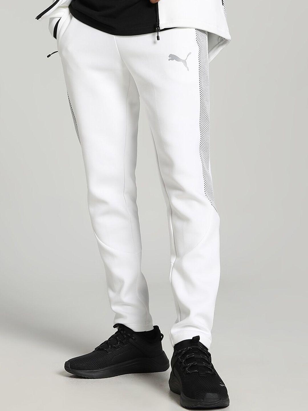 puma men cotton slim-fit track pants