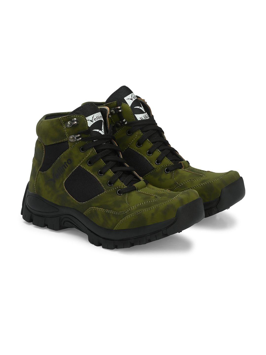 vellinto men casual miliatry boots