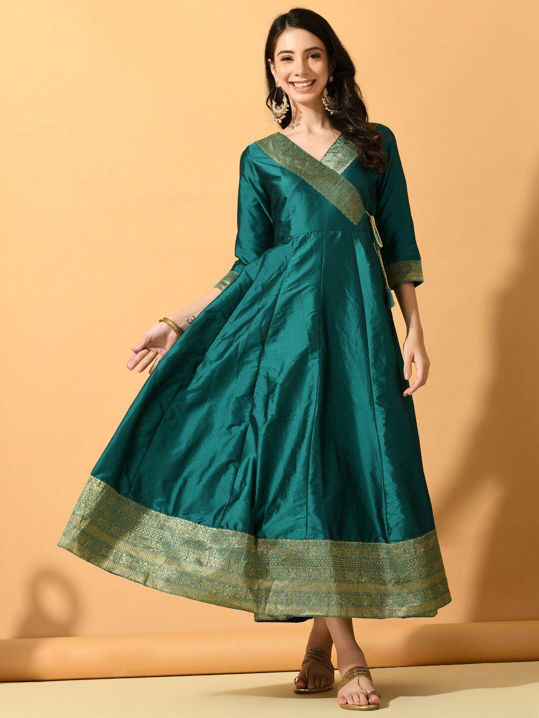 sangria anarkali ankle length kurta