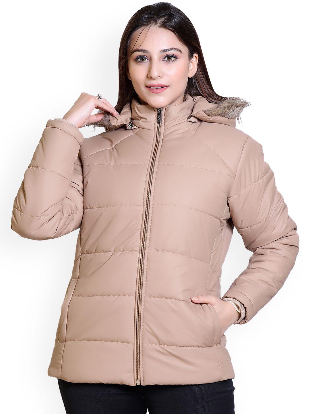 brazo hooded lightweight puffer jacket