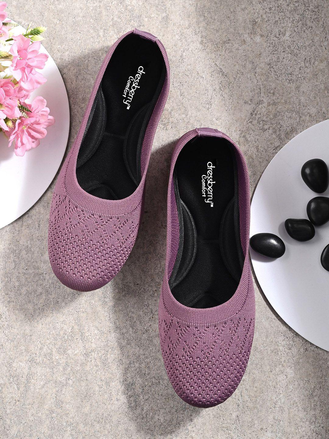 dressberry self design ballerinas flats