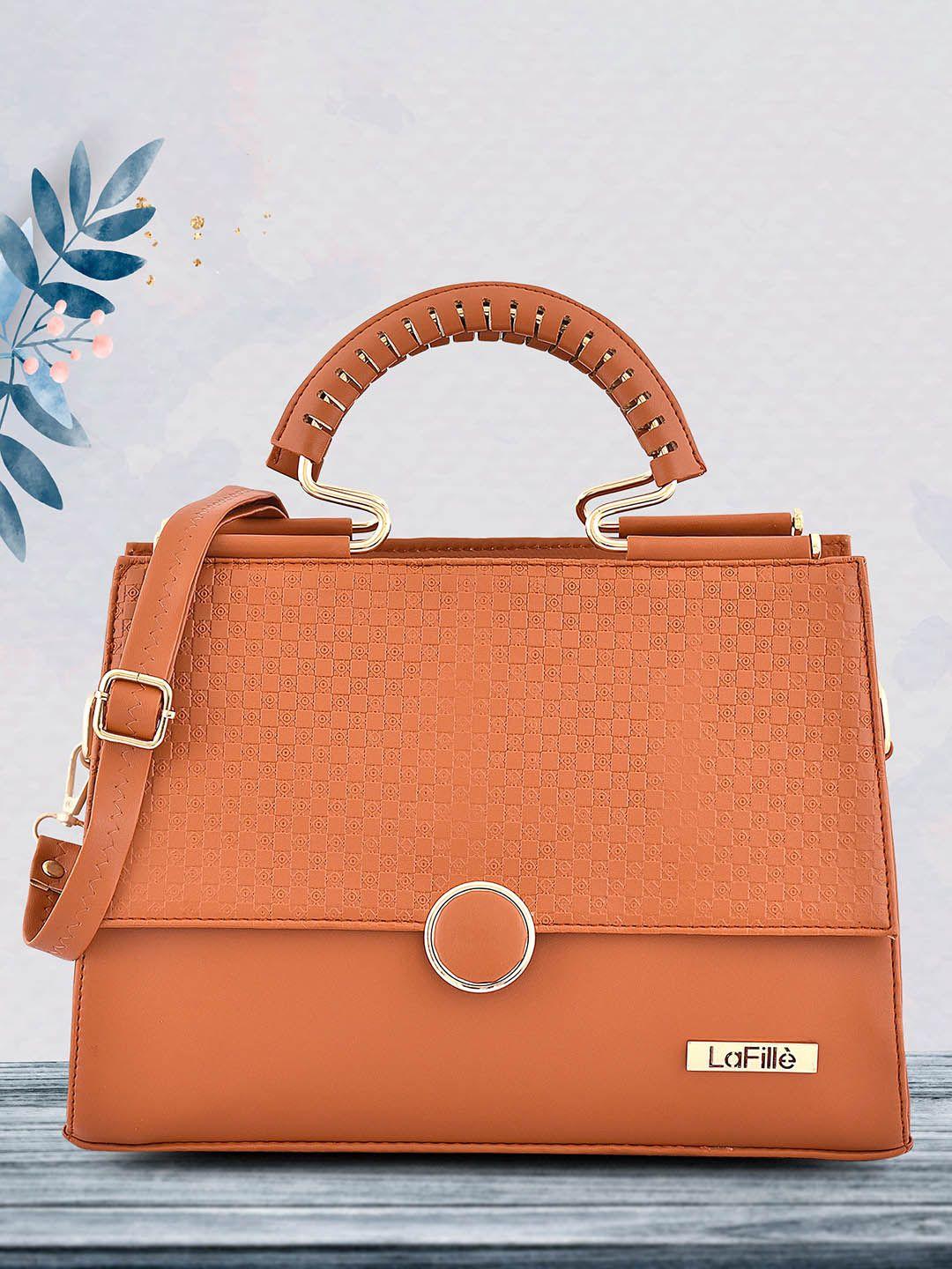 lafille pu structured handheld bag