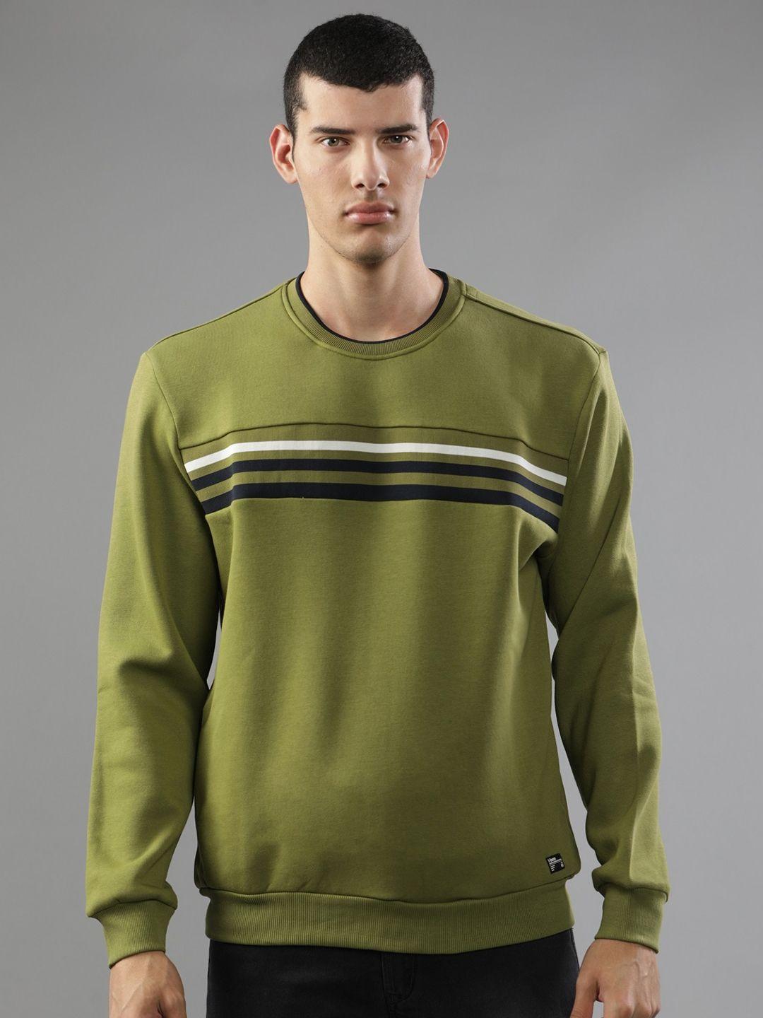 t-base men green sweatshirt