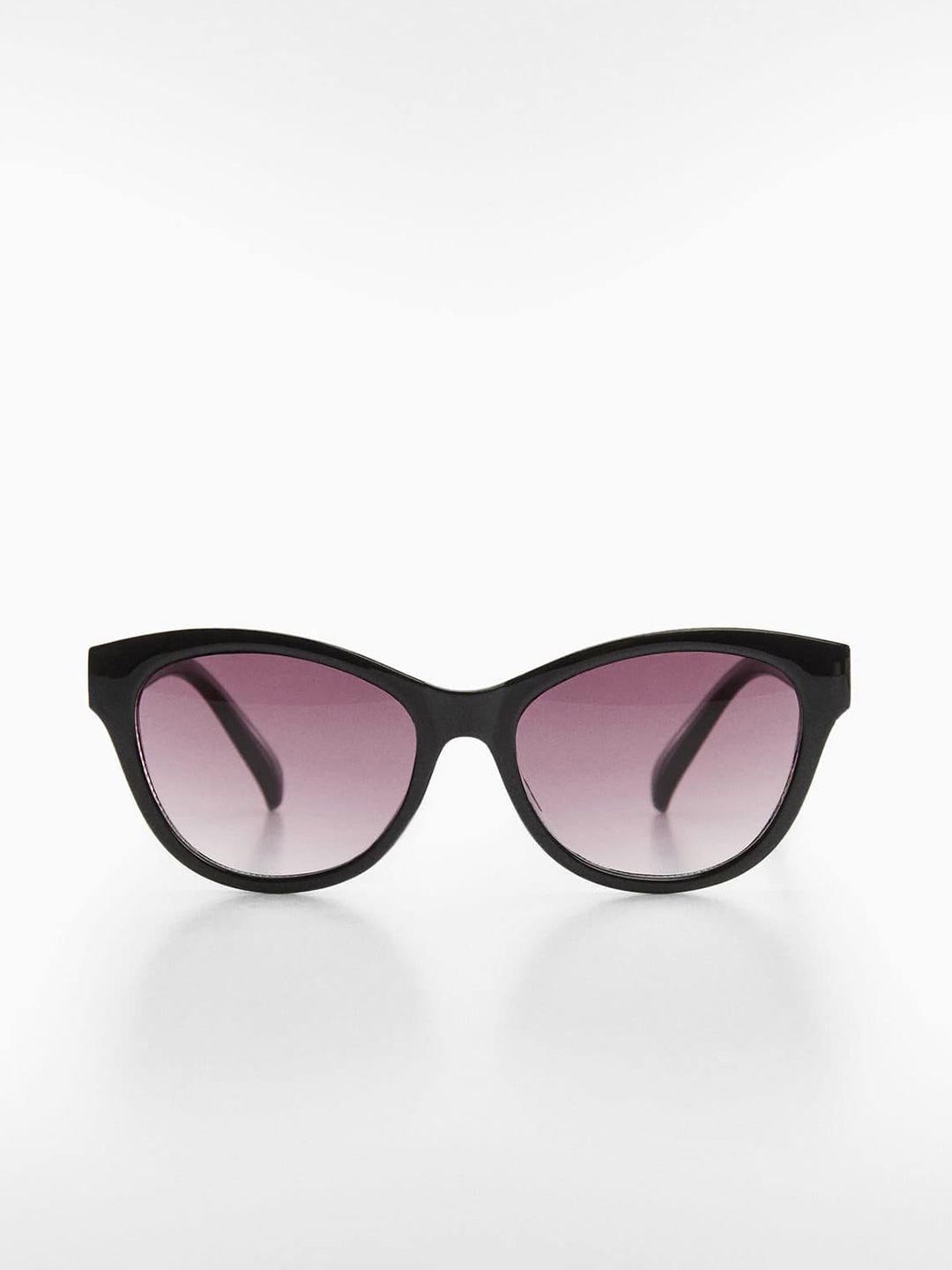 mango women cateye sunglasses with uv protected lens