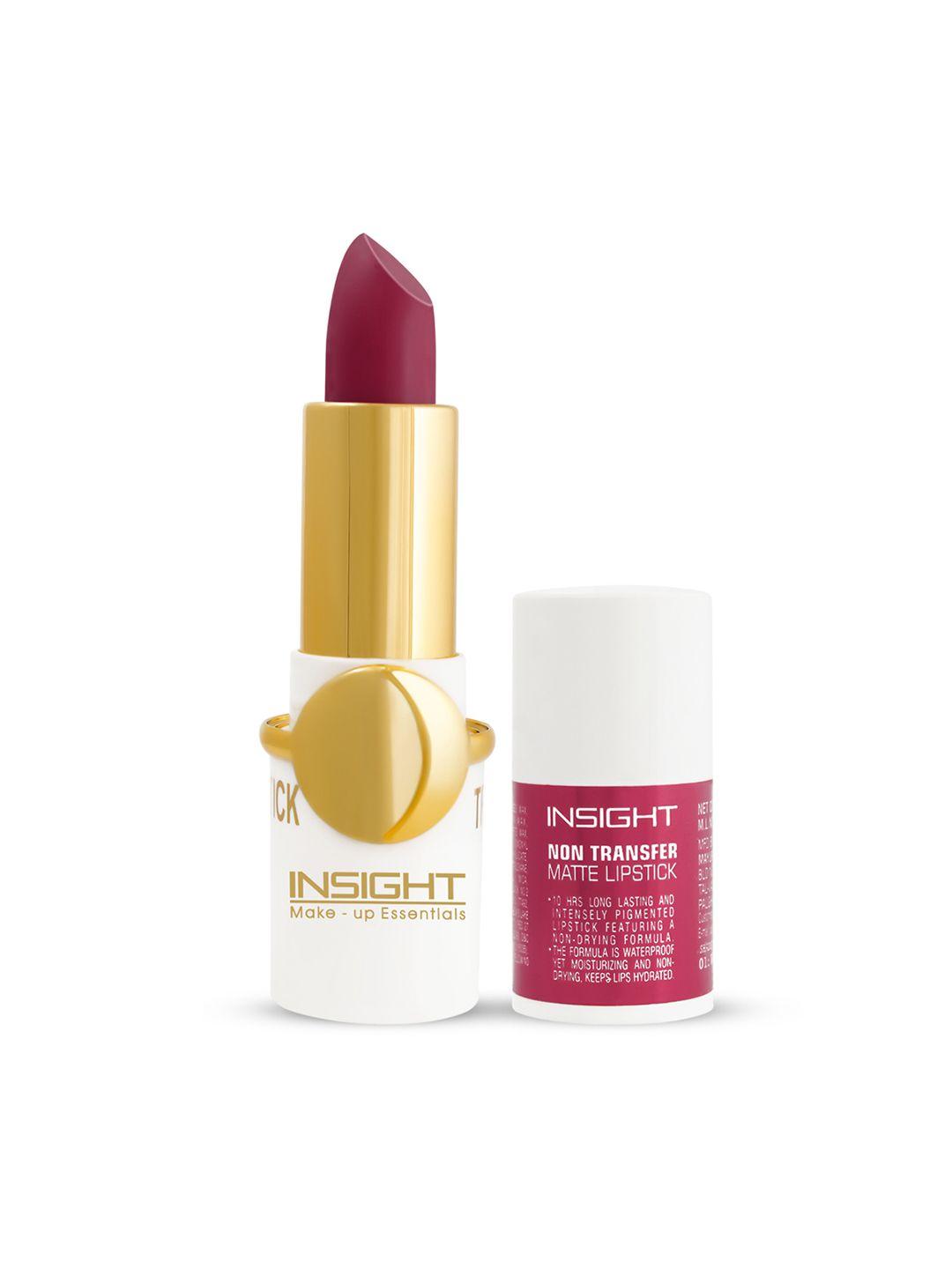 insight cosmetics non transfer matte lipstick with vitamin e 4.2 g - test me 19