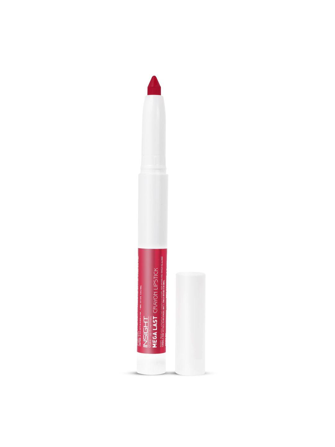 insight cosmetics mega last matte crayon lipstick with vitamin e - make it spicy