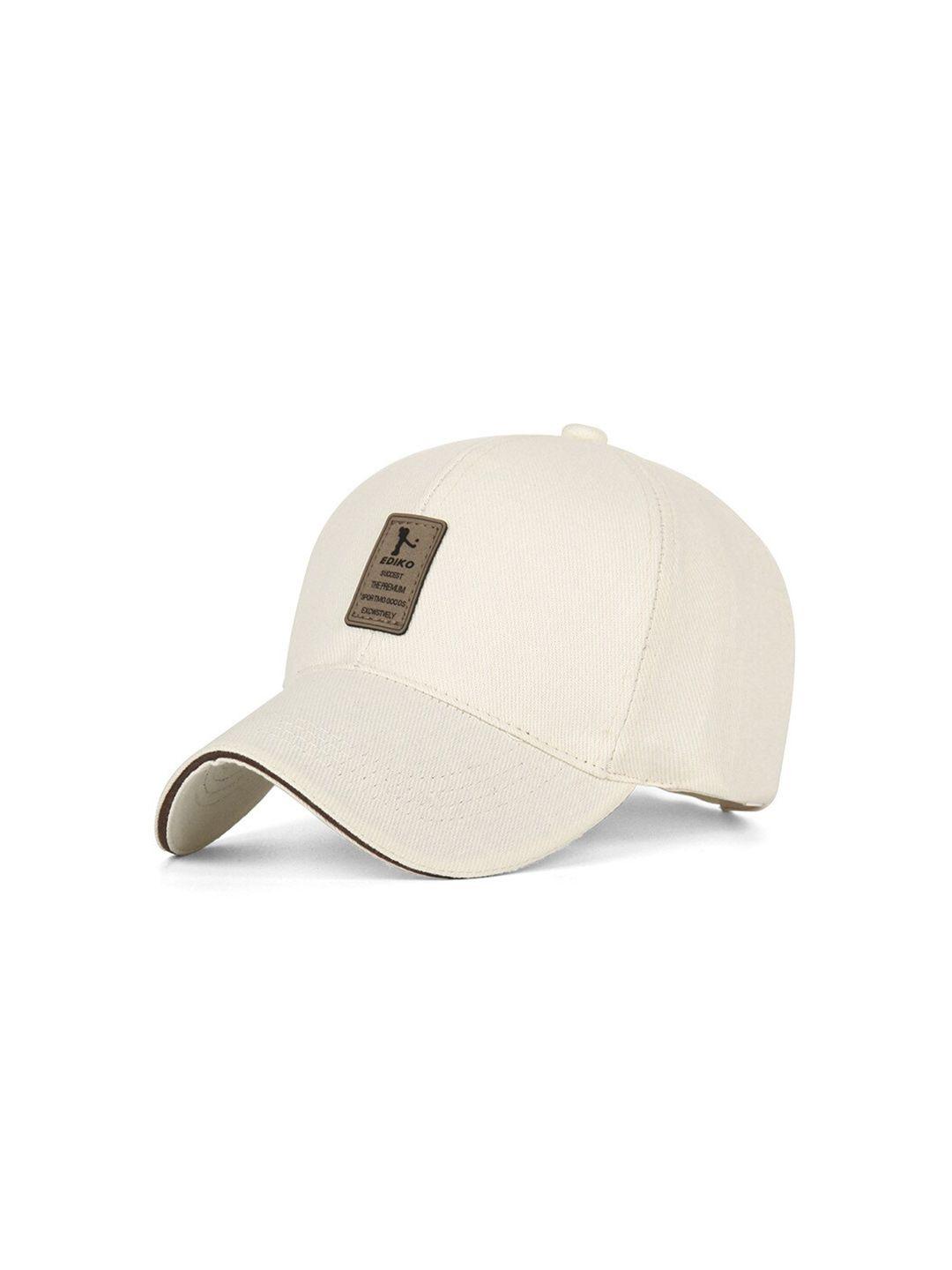 alexvyan men off white baseball cap