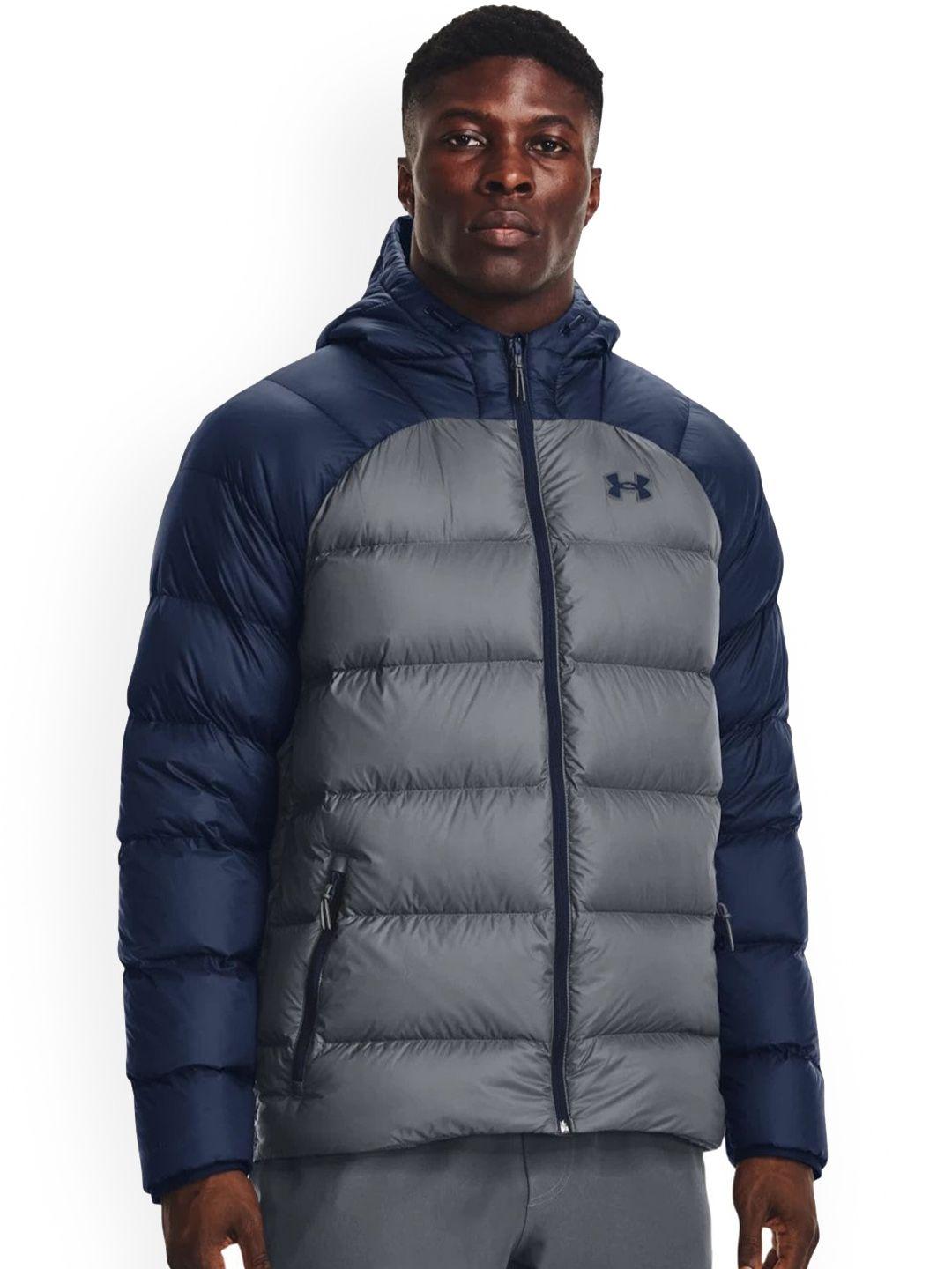 under armour men colourblocked training or gym puffer jacket