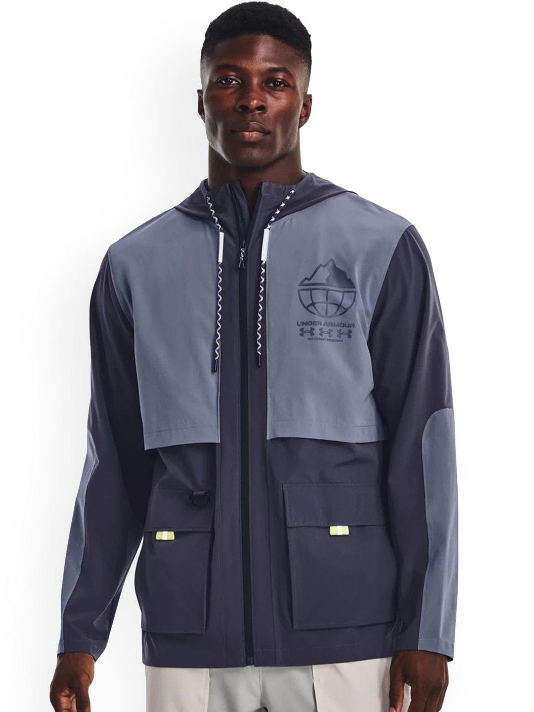 under armour men storm run trail hooded jacket