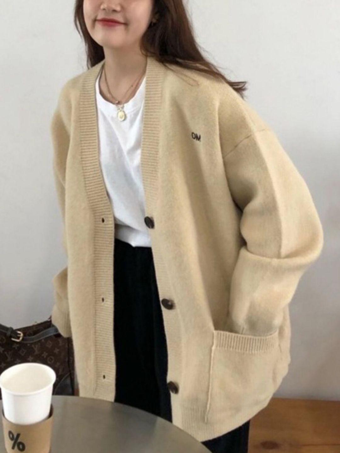 lulu & sky women khaki cardigan