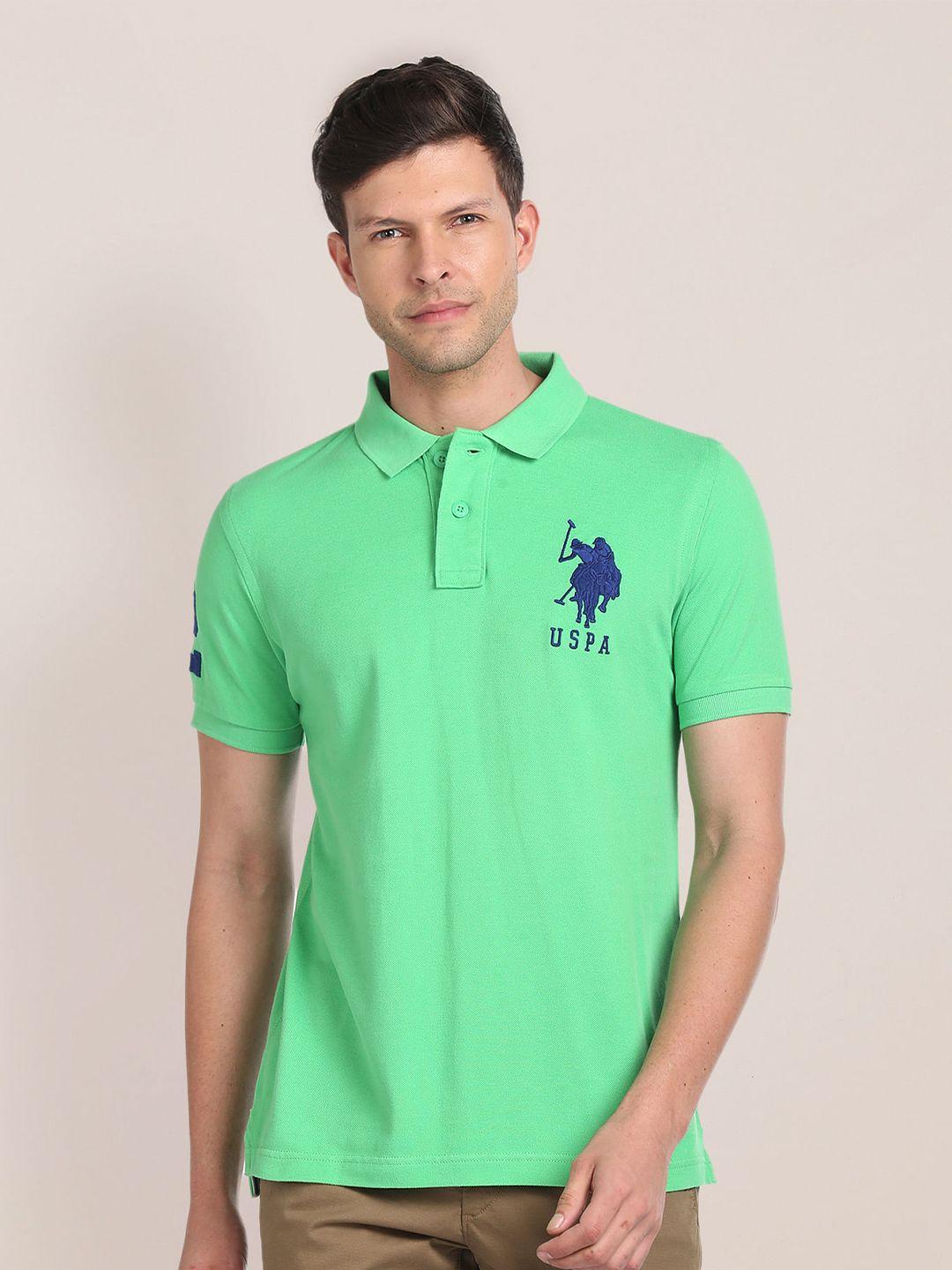 u.s. polo assn. polo collar slim fit casual t-shirt